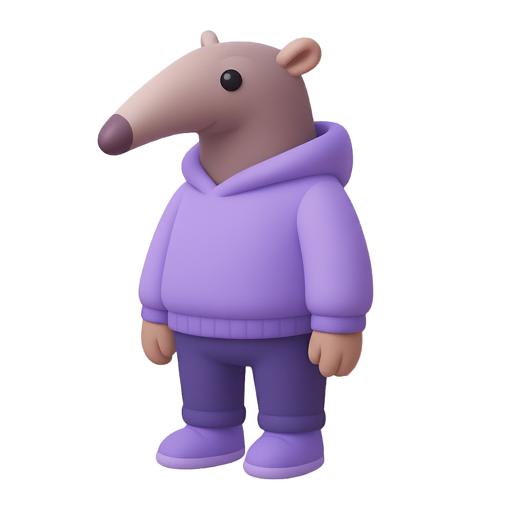 Mascote Bino - Passo 1